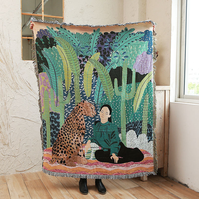 Decorative Jungle Blanket