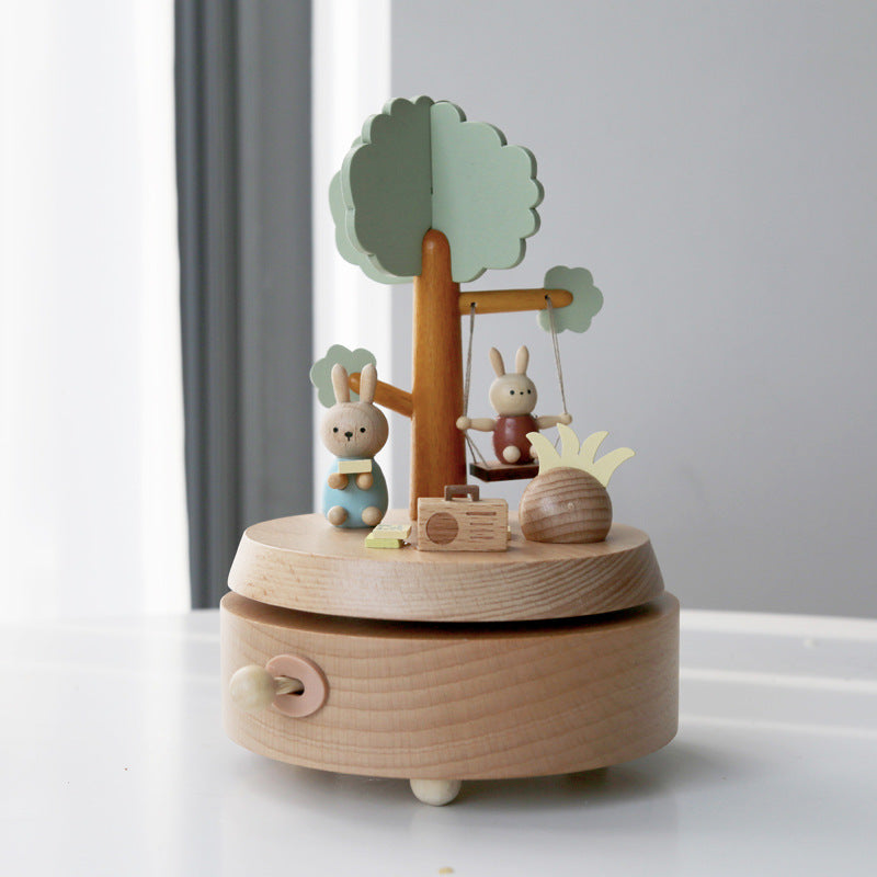 Children's Wooden Music Box
