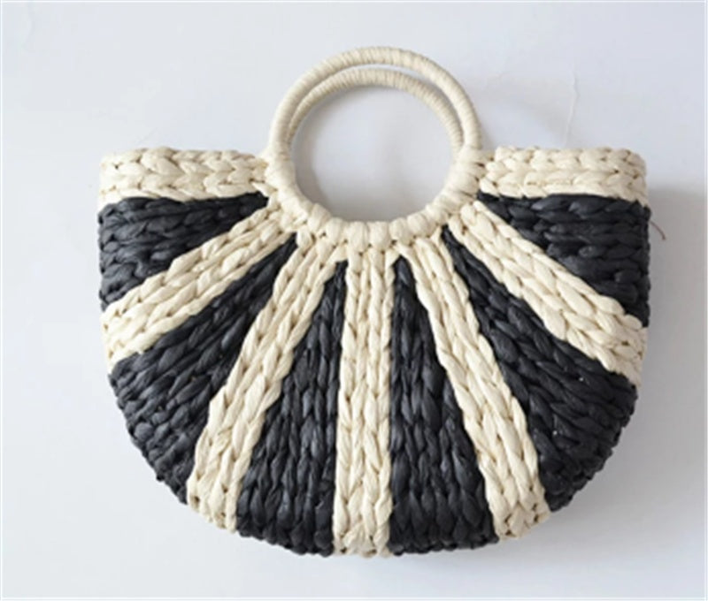 Barbados Straw Beach Handbag