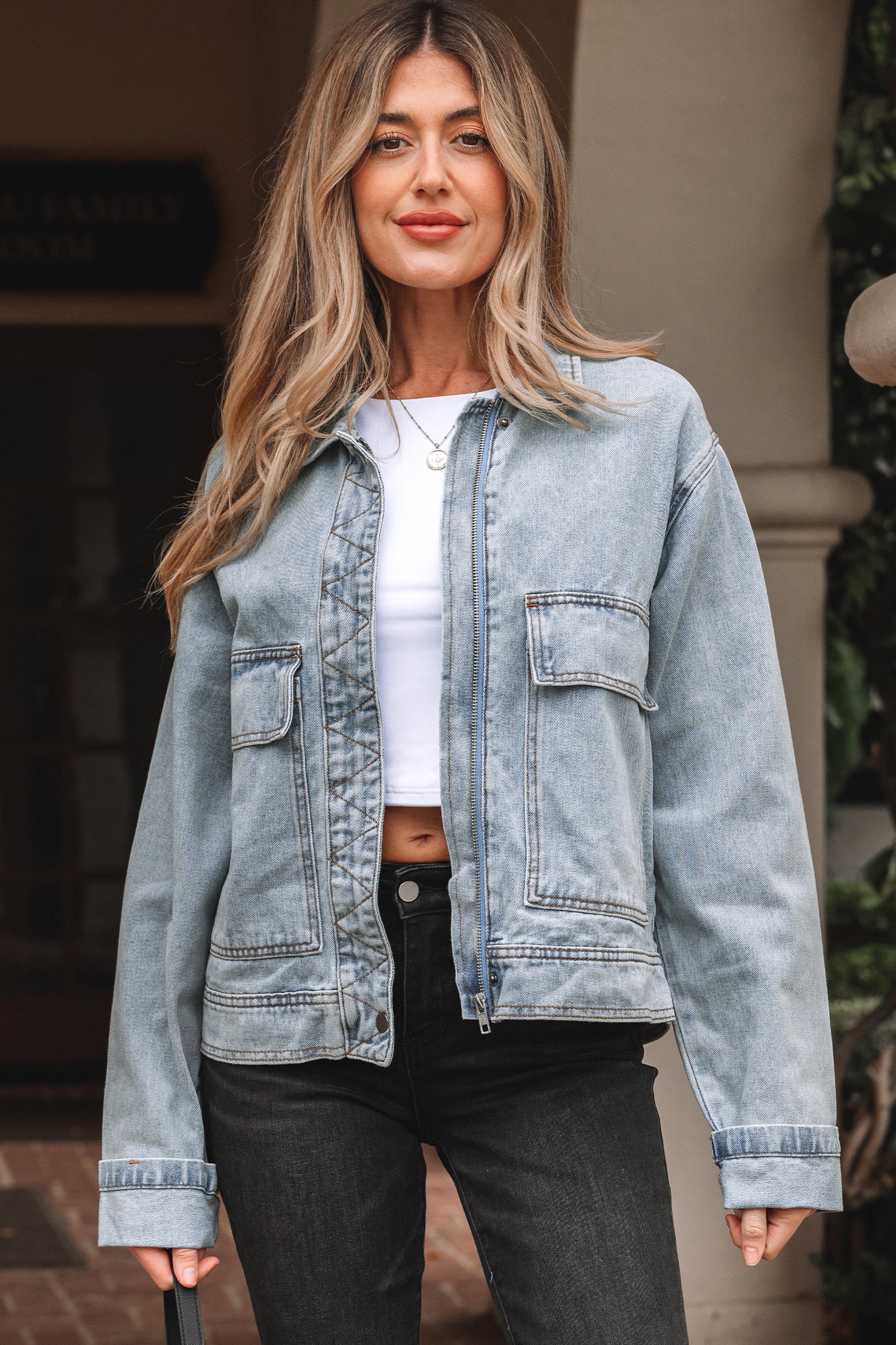 Light Wash Denim Jacket