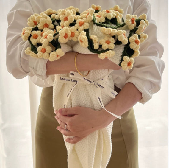 Handmade Rose Bouquet Blanket