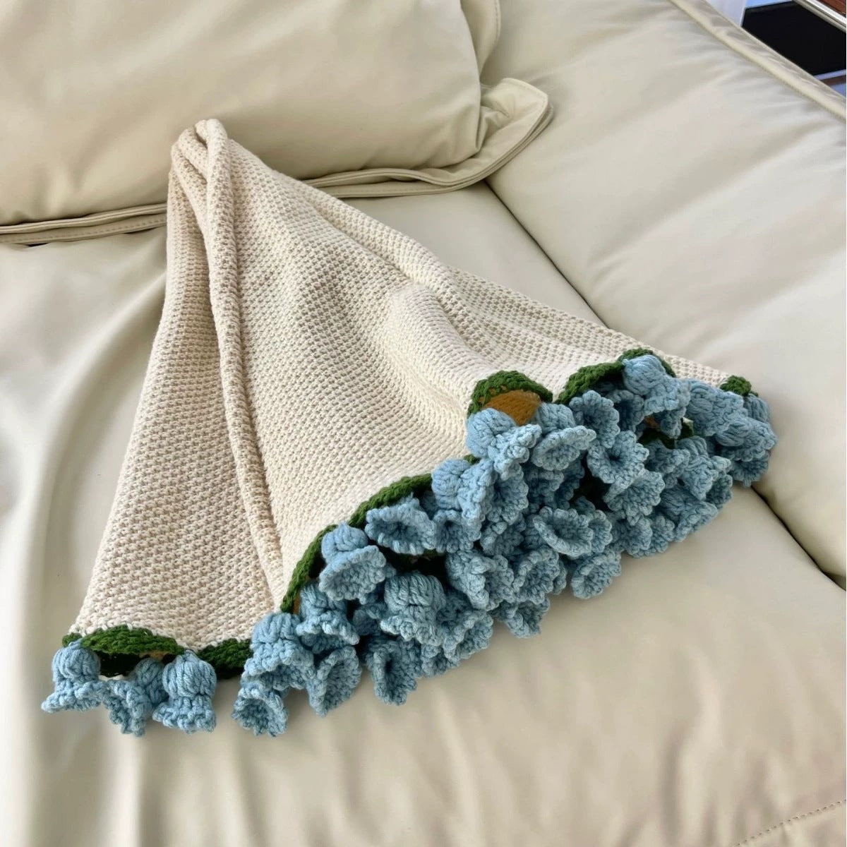 Handmade Rose Bouquet Blanket
