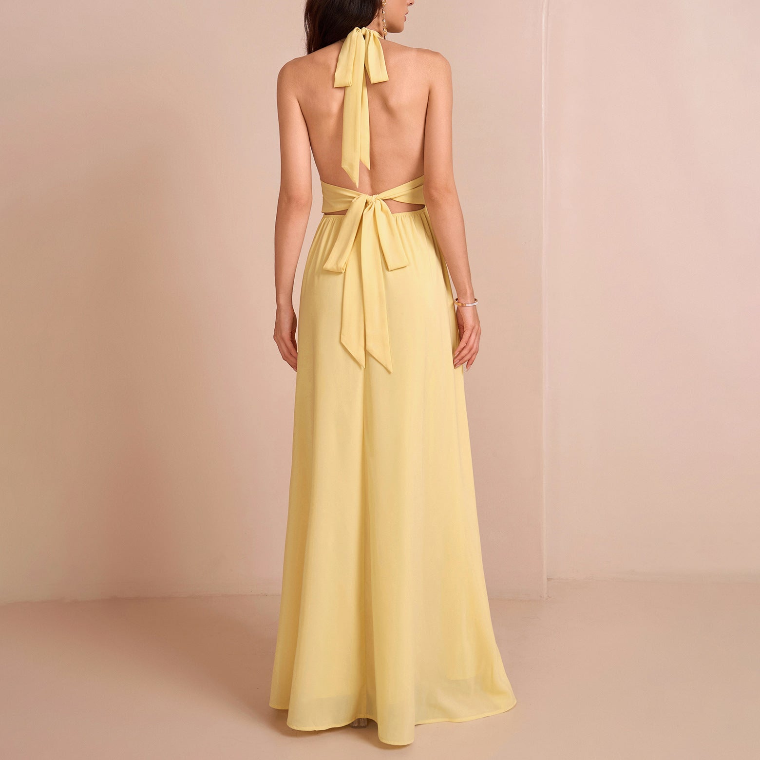 Chloe Halter Maxi Dress
