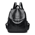 Casual Leather Backpack