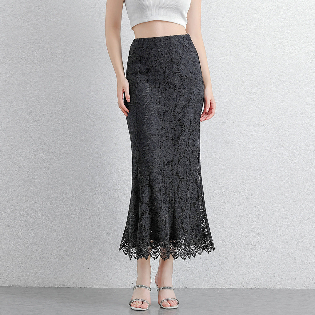 Gemma Fitted Lace Skirt