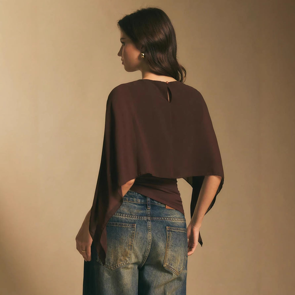 Silvana Bat Sleeve Top