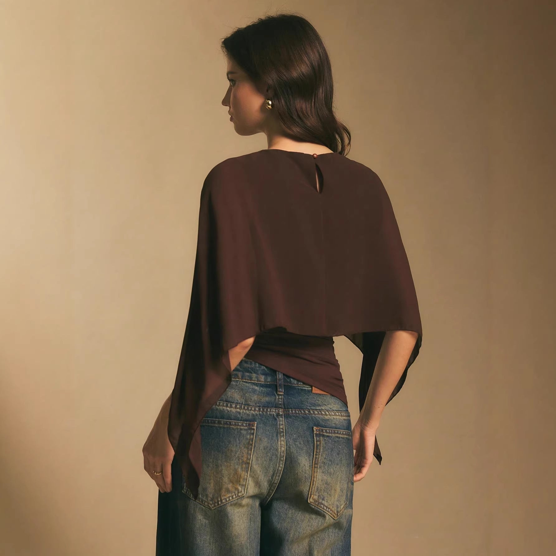 Silvana Bat Sleeve Top