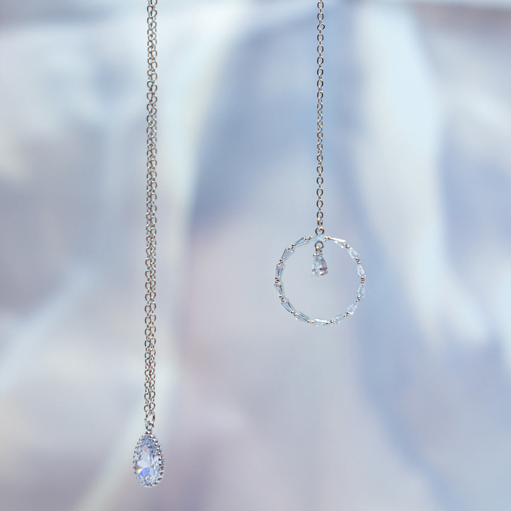 Droplet Back Necklace
