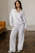 Slate V-Neck Sweatsuit