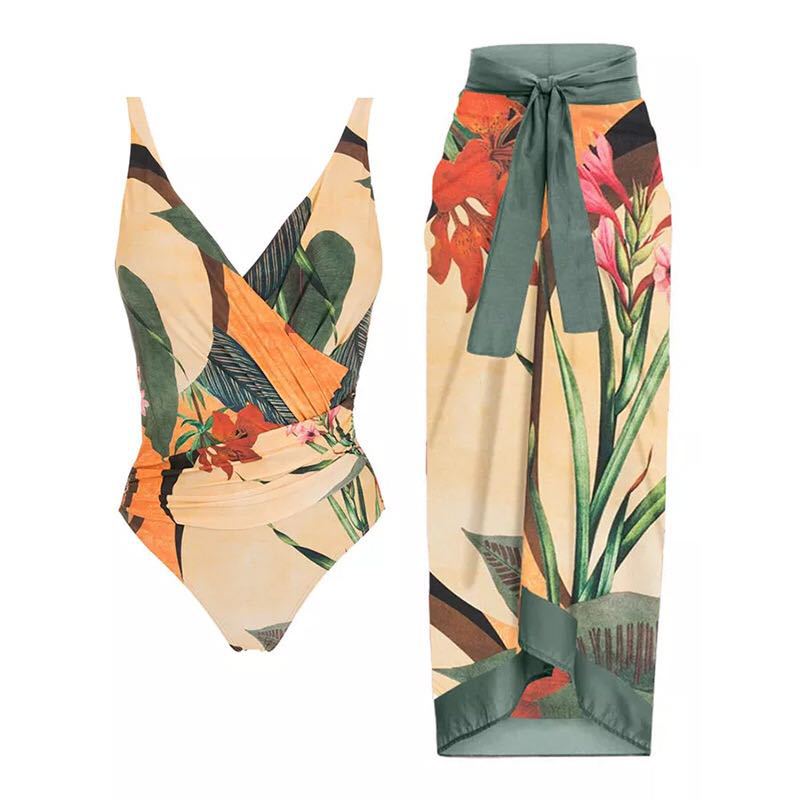 Martinique Swimsuit Skirt Set