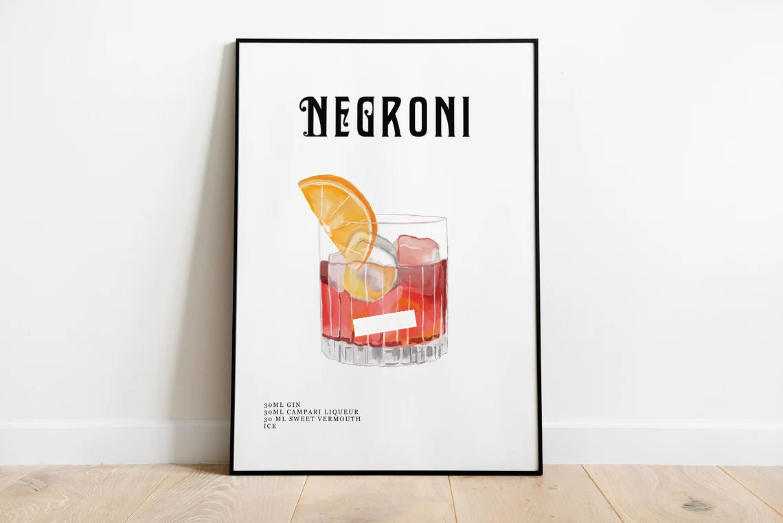 Drink Recipe Canvas Print