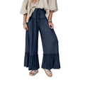 Tiered Ruffle Wide Leg Pants