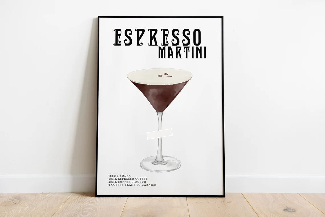 Drink Recipe Canvas Print