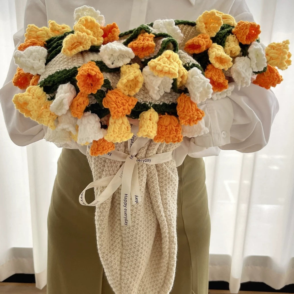 Handmade Rose Bouquet Blanket