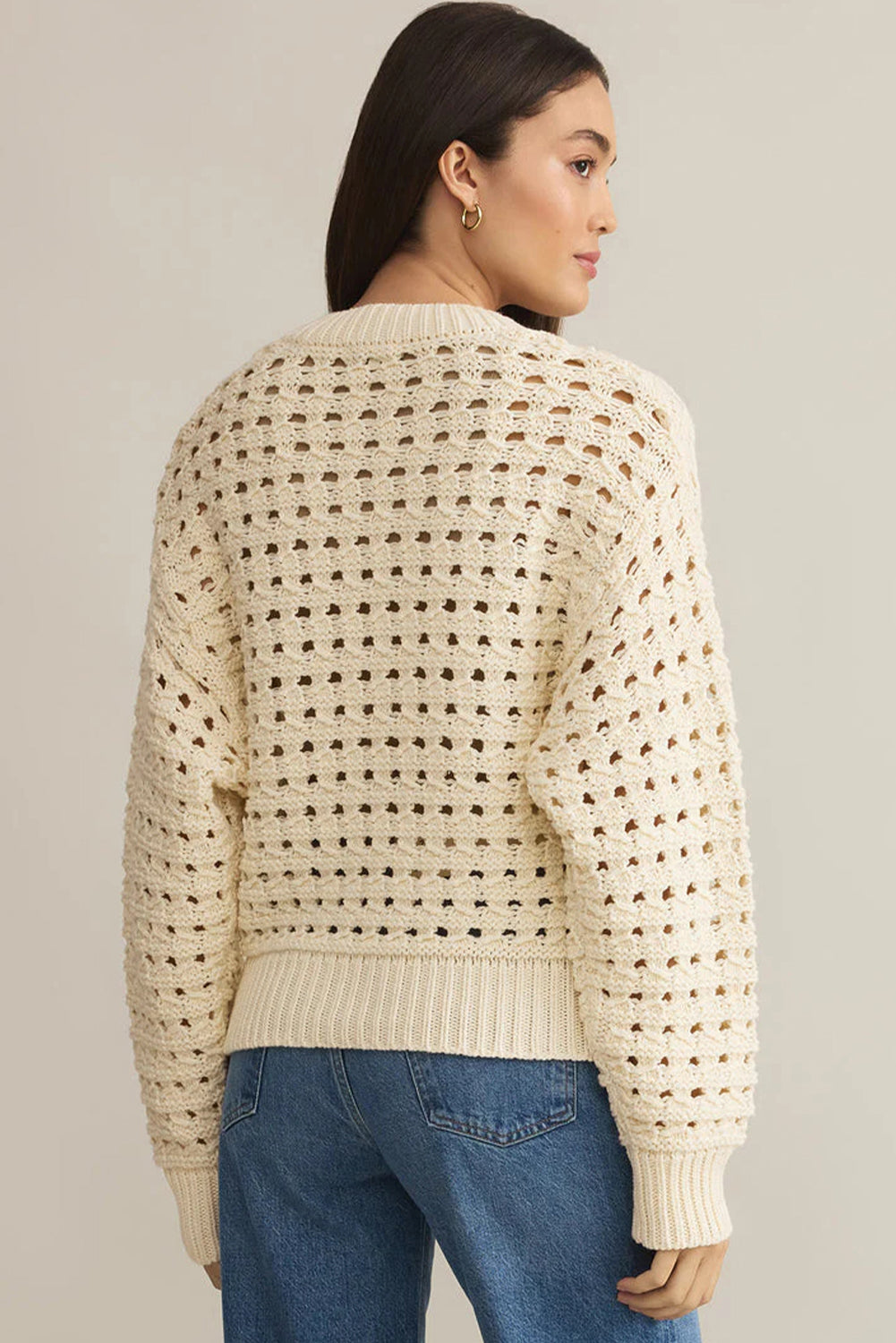 Noel Knitted Zip-Up Sweater