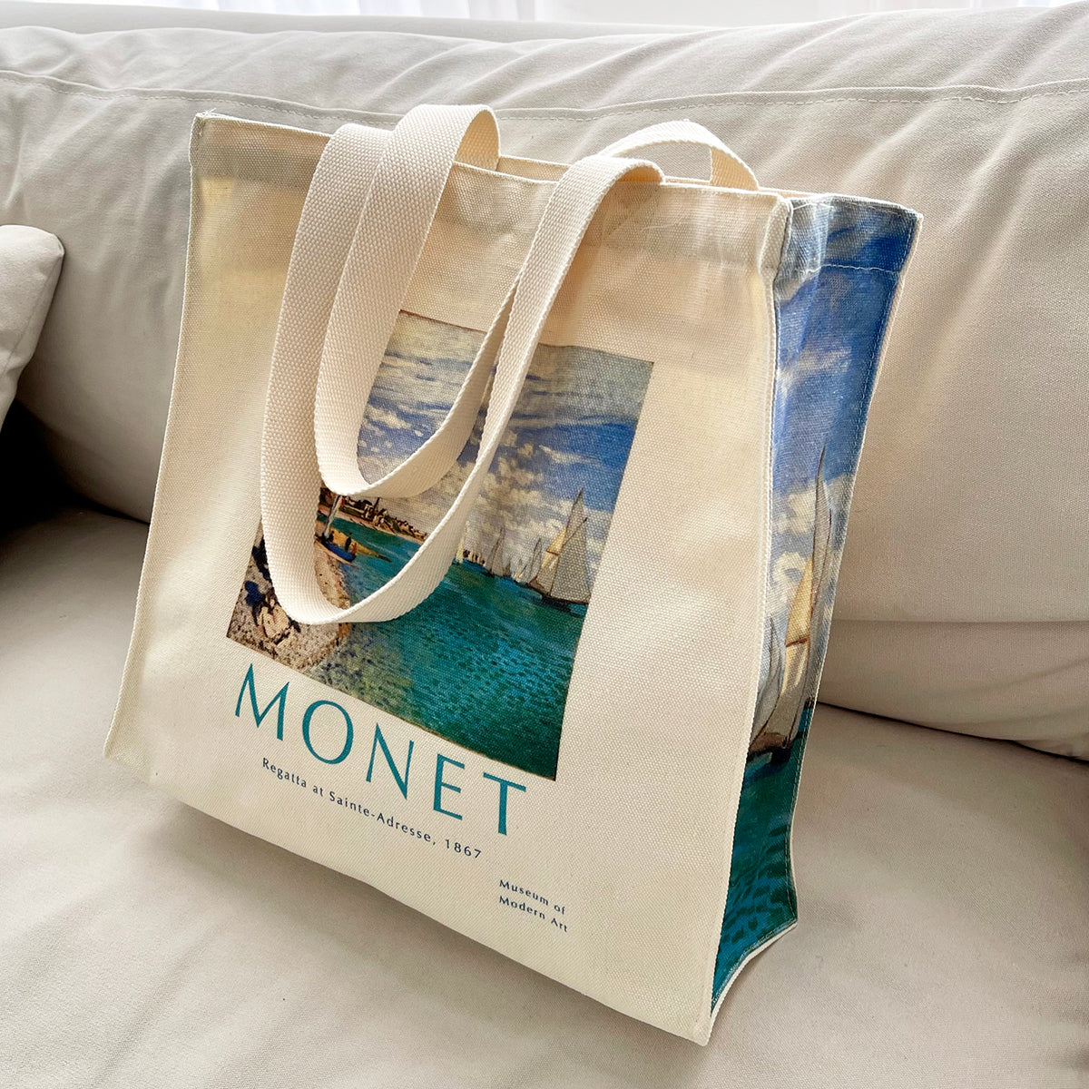 Beach Art Printed Tote Bag