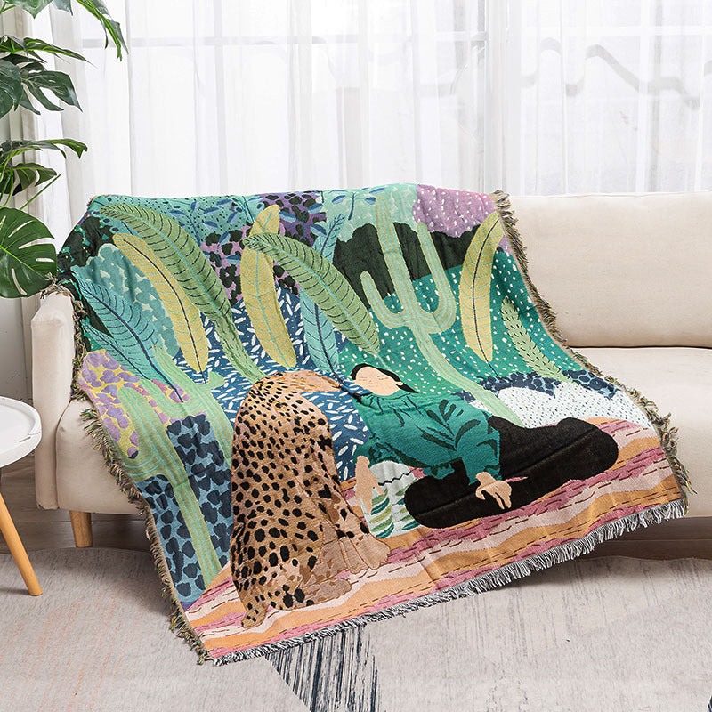 Decorative Jungle Blanket