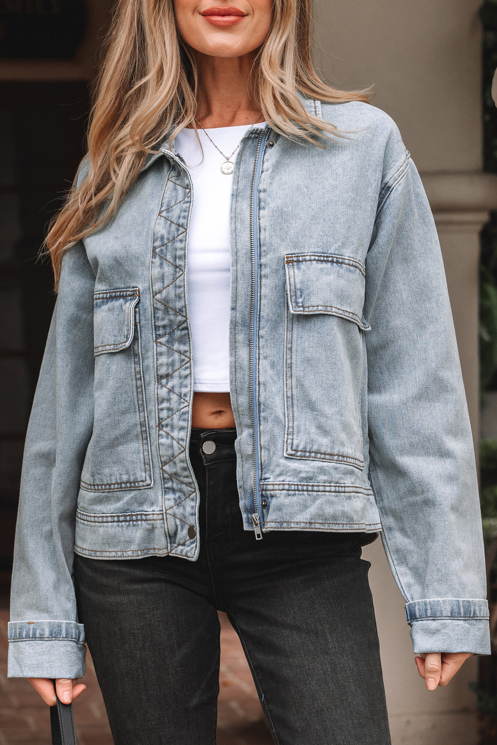 Light Wash Denim Jacket