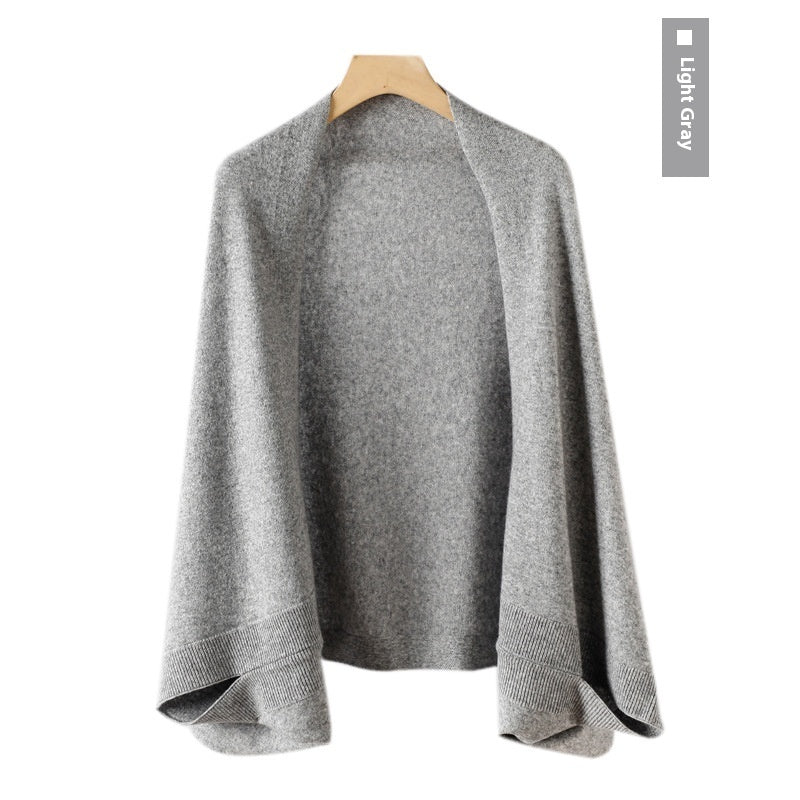 Rauma Knitted Draped Shawl