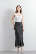 Gemma Fitted Lace Skirt