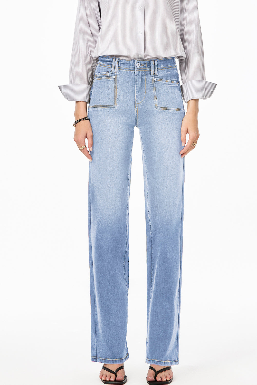 Beau Blue Cropped Jeans