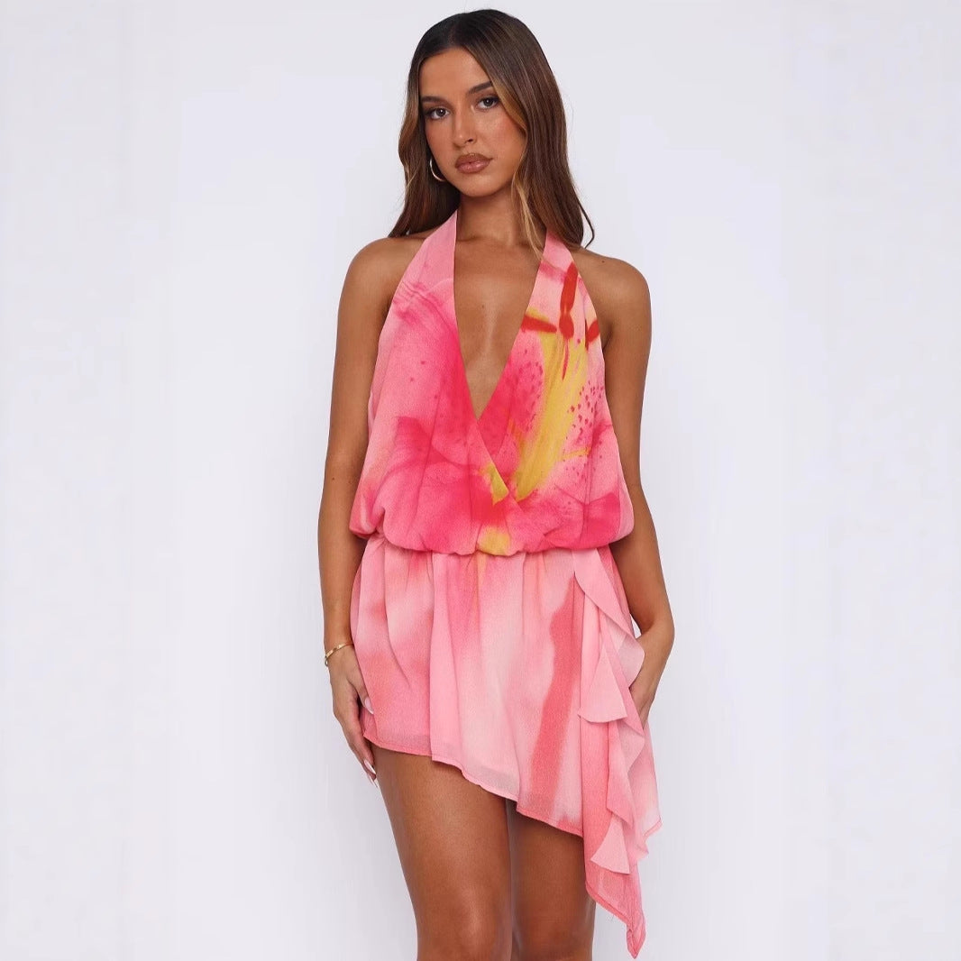 Inagua Halter Mini Dress