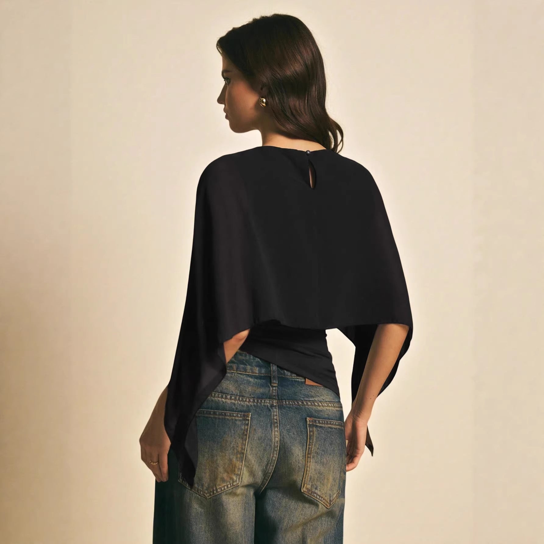 Silvana Bat Sleeve Top