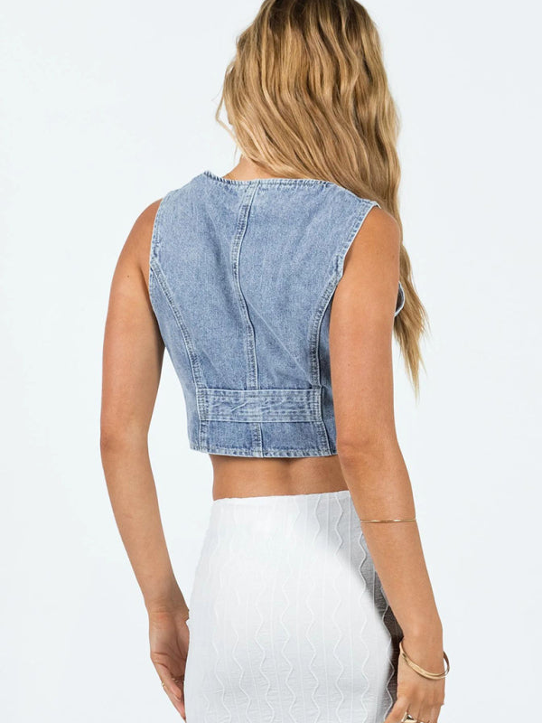 Nicki Denim Vest