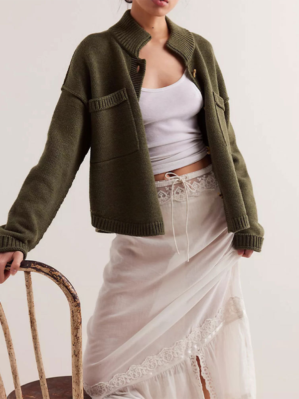 Kiruna Knit Button Up Cardigan