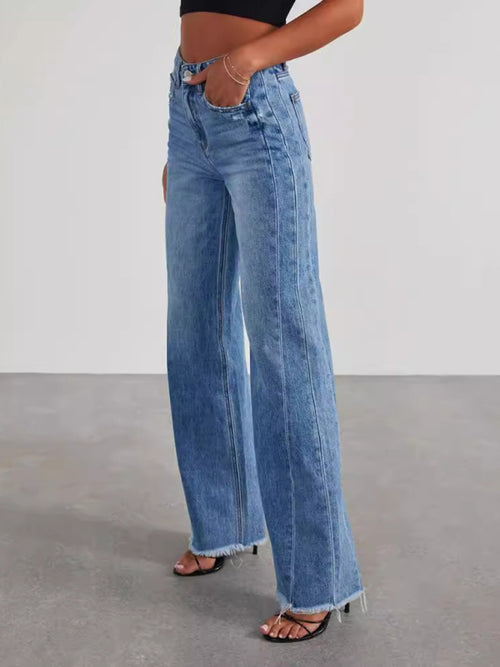Bluestone Frayed Hem Jeans